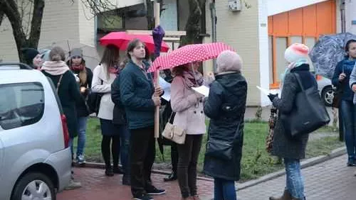 Droga Krzyżowa na miasteczku akademickim