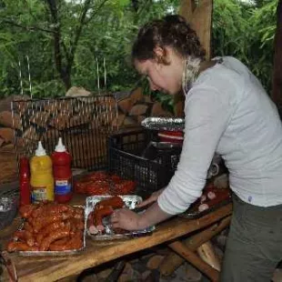 Imieniny duszpasterzy - grill w Lutomiersku