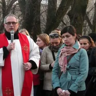 Droga Krzyżowa na miasteczku akademickim