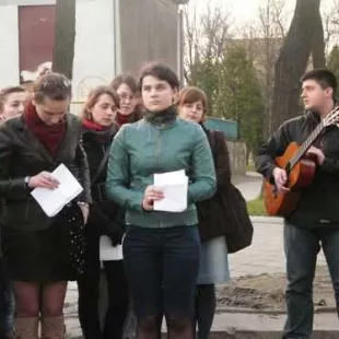 Droga Krzyżowa na miasteczku akademickim