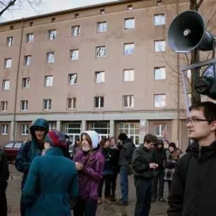 Droga Krzyżowa na miasteczku akademickim