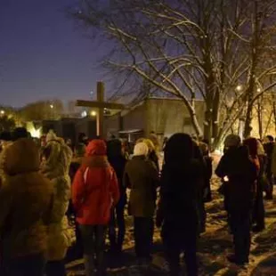 Droga Krzyżowa na miasteczku akademickim