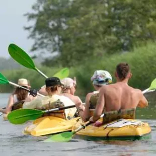 Spływ kajakowy - Łaźna Struga i Ełk - część 2