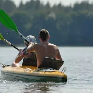 Spływ kajakowy - Łaźna Struga i Ełk - część 2