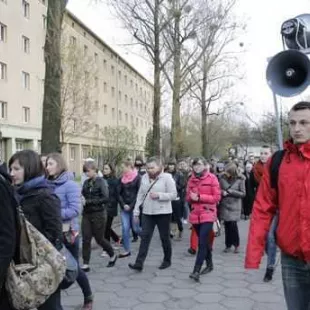 Droga Krzyżowa na miasteczku akademickim