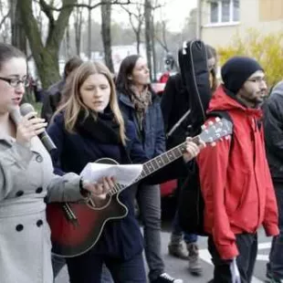 Droga Krzyżowa na miasteczku akademickim