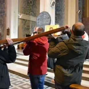 Symbole Światowych Dni Młodzieży w naszej parafii