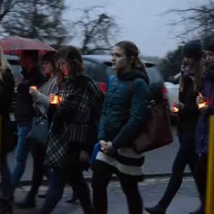 Droga Krzyżowa na miasteczku akademickim