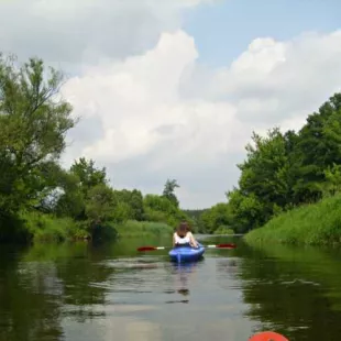 Spływ kajakowy rzeką Bzurą