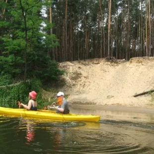 Spływ kajakowy rzeką Grabią