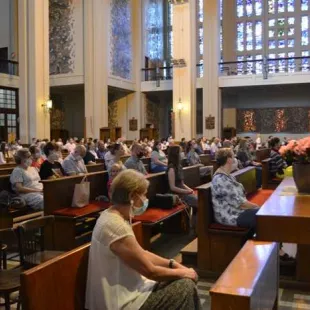 Podziękowanie ks. Przemkowi za posługę w Węźle 