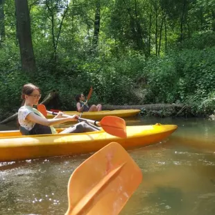 Spływ kajakowy rzeką Grabią