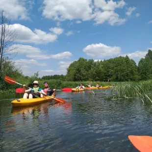 Spływ kajakowy rzeką Grabią