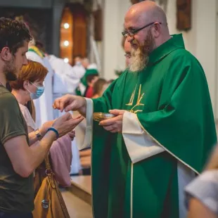 Podziękowanie ks. Marianowi za posługę w Węźle - Msza Święta