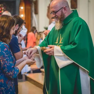 Podziękowanie ks. Marianowi za posługę w Węźle - Msza Święta